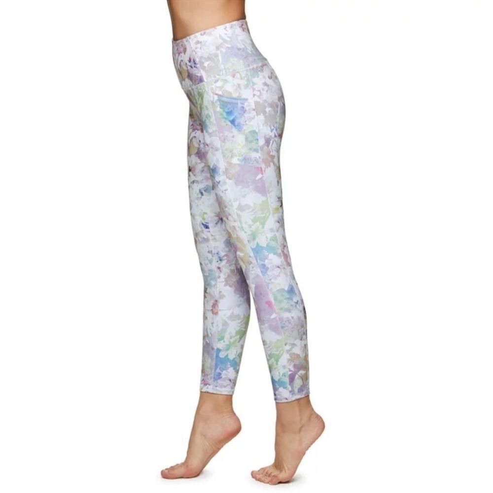 RBX Pastel Floral 7/8 Leggings! - Picture 2 of 12